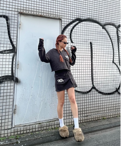 セール】knit half zip hoodie（パーカー）｜HTH（エイチティー