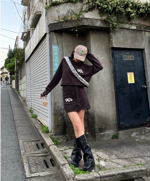 knit half zip hoodie（パーカー）｜HTH（エイチティーエイチ
