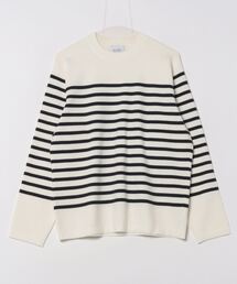 MACKINTOSH PHILOSOPHY（ﾏｯｷﾝﾄｯｼｭ ﾌｨﾛｿﾌｨｰ）の「パネルボーダー クルーネックニット（ニット/セーター・メンズ）」