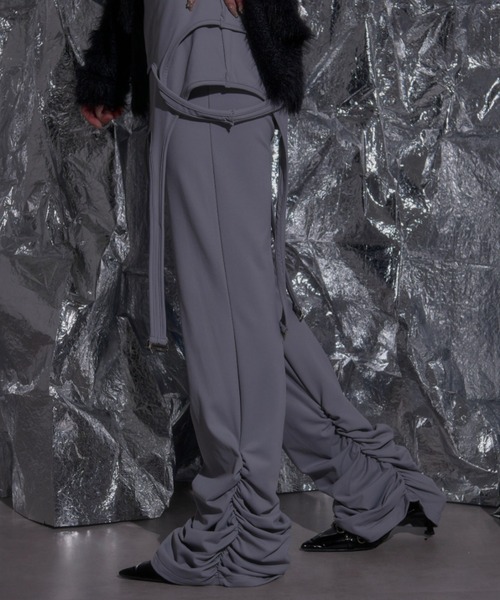 セール】layered cut flare pants / レイヤードカットフレア