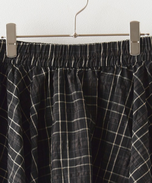 ROOPTOKYO（ループトウキョウ）の「ウエストデザインチェックスカート（スカート・レディース・ブラック・M）」の8枚目の写真