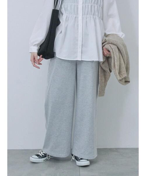 Samansa Mos2 blue（サマンサモスモスブルー）の「◎コードラインスウェットパンツ（その他パンツ・レディース・ブラック/チャコールグレー/トップグレー・F）」の17枚目の写真