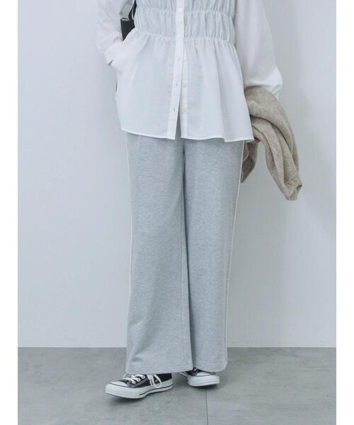 Samansa Mos2 blue（サマンサモスモスブルー）の「◎コードラインスウェットパンツ（その他パンツ・レディース・ブラック/チャコールグレー/トップグレー・F）」の19枚目の写真