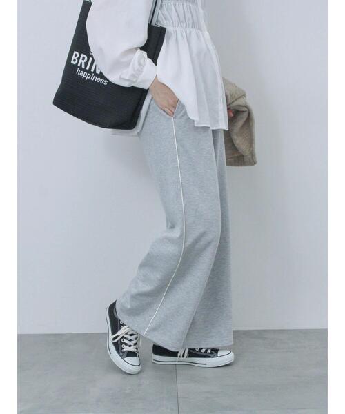 Samansa Mos2 blue（サマンサモスモスブルー）の「◎コードラインスウェットパンツ（その他パンツ・レディース・ブラック/チャコールグレー/トップグレー・F）」の20枚目の写真