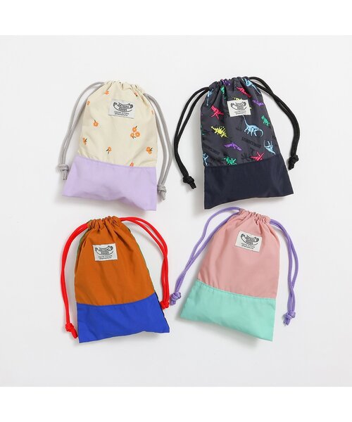 BREEZE（ブリーズ）の「DAISUKI 巾着(M)（ポーチ・キッズ・チャコール/ラベンダー/その他11/その他12・MEDIUM）」の5枚目の写真