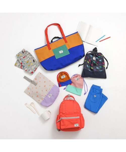 BREEZE（ブリーズ）の「DAISUKI 巾着(M)（ポーチ・キッズ・チャコール/ラベンダー/その他11/その他12・MEDIUM）」の6枚目の写真