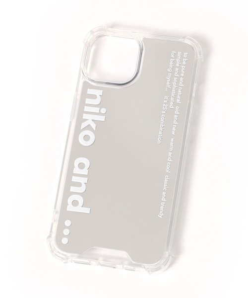 niko and...（ニコアンド）の「オリジナルミラーiPhoneケース（13/14/15）（スマホケース/カバー・レディース・ホワイト/グレー/オレンジ・0）」の5枚目の写真