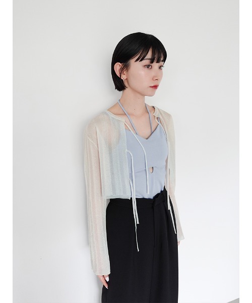 sahara｜カットアウトデザインキャミソール Cut Out Design Camisole/カットアウトデザインキャミソール