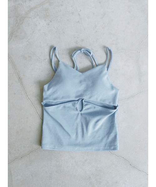 Cut Out Design Camisole/カットアウトデザインキャミソール