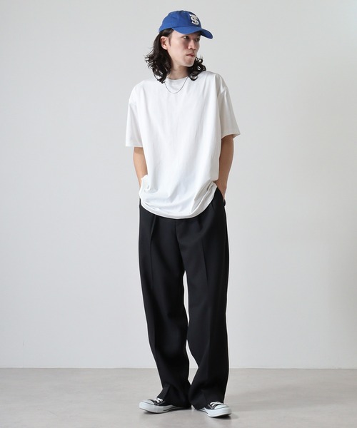 TRUSS(トラス)の「TRUSS SUSTAINABLE コットンライクドライTシャツ(Tシャツ/カットソー・メンズ・ブラック/ネイビー/ホワイト・L/XL/XXL/S/M)」の7枚目の写真