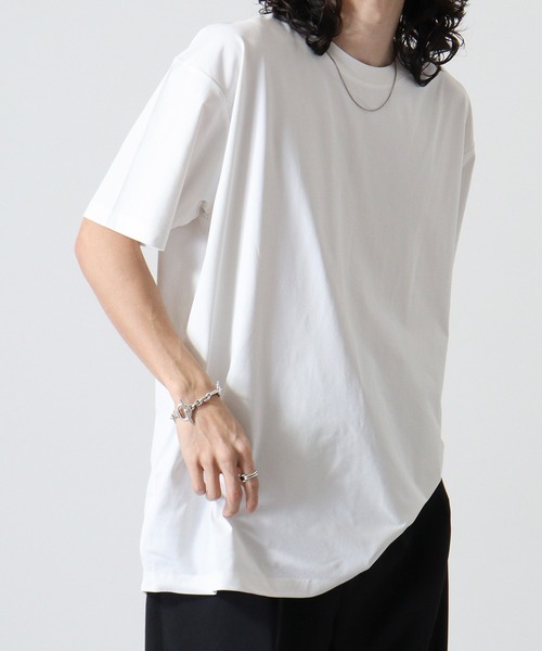 TRUSS(トラス)の「TRUSS SUSTAINABLE コットンライクドライTシャツ(Tシャツ/カットソー・メンズ・ブラック/ネイビー/ホワイト・L/XL/XXL/S/M)」の6枚目の写真