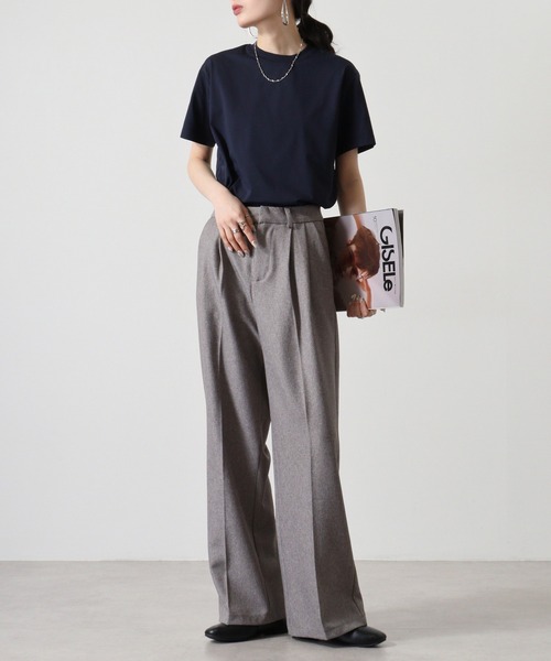 TRUSS(トラス)の「TRUSS SUSTAINABLE コットンライクドライTシャツ(Tシャツ/カットソー・メンズ・ブラック/ネイビー/ホワイト・L/XL/XXL/S/M)」の14枚目の写真
