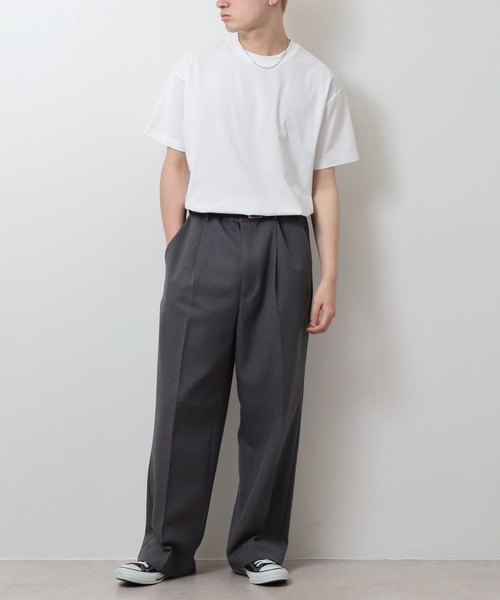 TRUSS(トラス)の「TRUSS SUSTAINABLE コットンライクドライTシャツ(Tシャツ/カットソー・メンズ・ブラック/ネイビー/ホワイト・L/XL/XXL/S/M)」の21枚目の写真