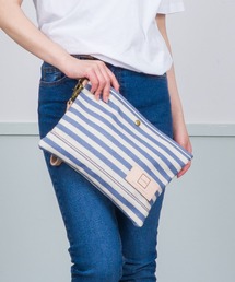 GUAPA（グアパ）の「【GUAPA】サコッシュ ショルダーバッグ クラッチバッグ ストライプ 2WAY（ショルダーバッグ）」