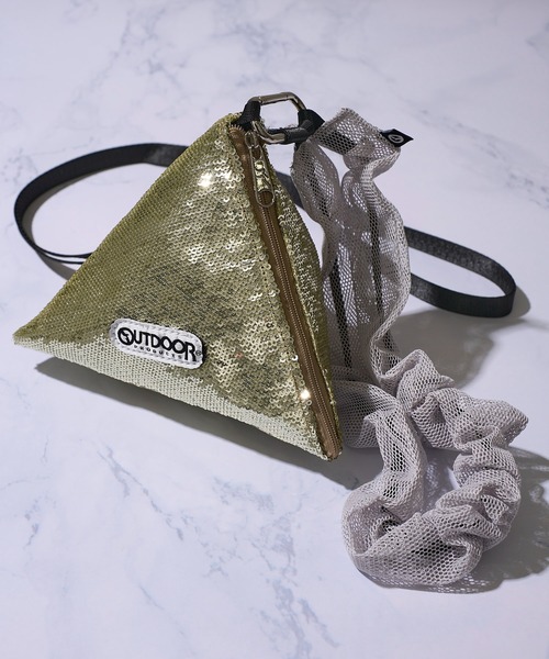 OUTDOOR PRODUCTS(アウトドアプロダクツ)の「【OUTDOOR PRODUCTS / アウトドアプロダクツ】スパンコール2WAYバック(ボディバッグ/ウエストポーチ・レディース・ゴールド/ピンク/シルバー・FREE)」の3枚目の写真