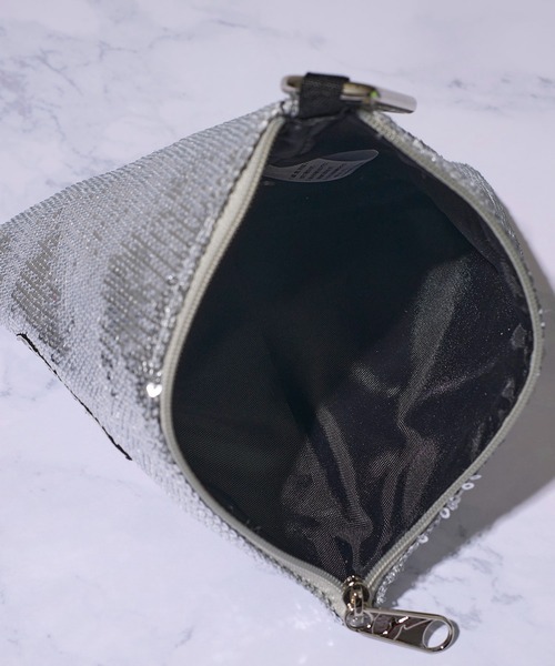 OUTDOOR PRODUCTS(アウトドアプロダクツ)の「【OUTDOOR PRODUCTS / アウトドアプロダクツ】スパンコール2WAYバック(ボディバッグ/ウエストポーチ・レディース・ゴールド/ピンク/シルバー・FREE)」の11枚目の写真