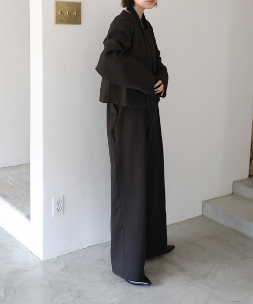 セール】【Et】No-Collar Jacket Overalls Set（サロペット