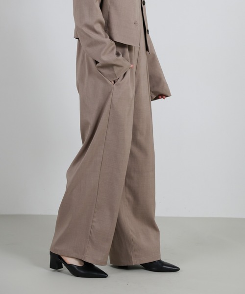 select MOCA Et(セレクトモカエト)の「【Et】No-Collar Jacket Overalls Set(サロペット/オーバーオール・レディース・ブラック/モカ・LARGE/MEDIUM)」の10枚目の写真