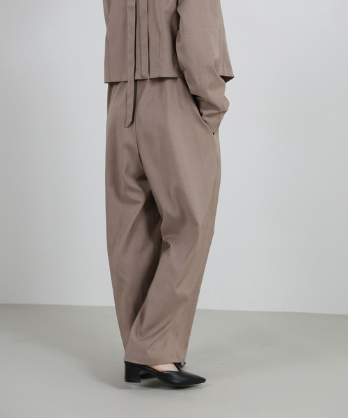 select MOCA Et(セレクトモカエト)の「【Et】No-Collar Jacket Overalls Set(サロペット/オーバーオール・レディース・ブラック/モカ・LARGE/MEDIUM)」の11枚目の写真