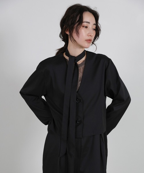 セール】【Et】No-Collar Jacket Overalls Set（サロペット