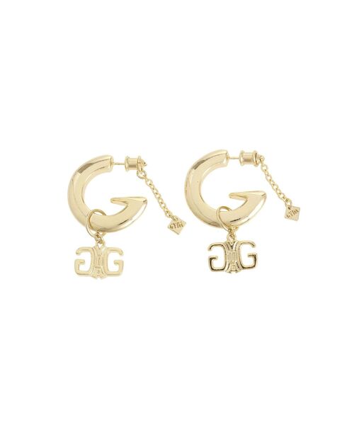 DGロゴフープピアス JEYSUS SymmetryGYDA フープピアス（ピアス（両耳用））｜GYDA