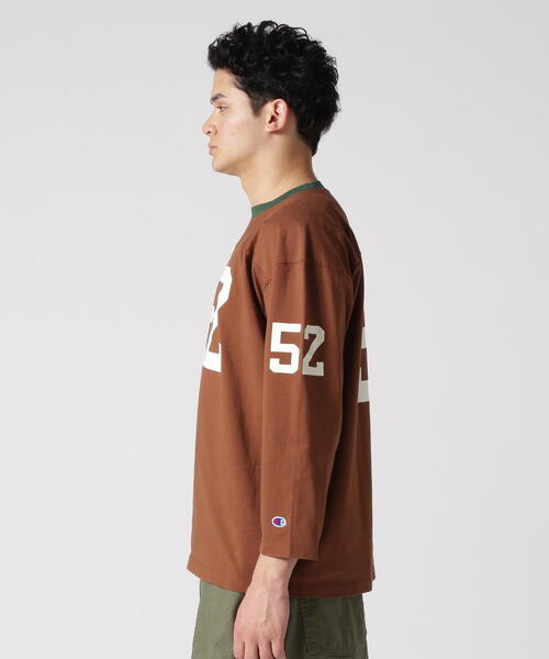 CALEE - VINTAGE TYPE FOOT BALL TEE (CHARCOAL) / ヴィンテージ