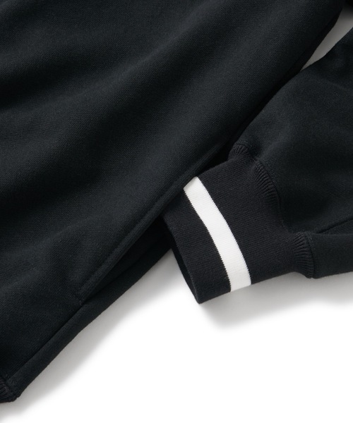 STRIPE RIB HALF ZIP SWEATSHIRT（スウェット）｜FTC