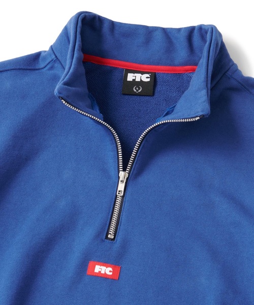 STRIPE RIB HALF ZIP SWEATSHIRT（スウェット）｜FTC