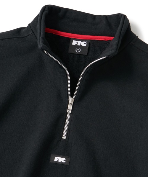 お見舞い STRIPE SWEATSHIRT（スウェット）｜FTC ZIP HALF RIB トップス