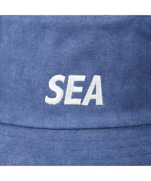 WIND AND SEA(ウィンダンシー)の「SEA ESS BUCKET HAT(ハット・メンズ・ブルー/ベージュ/カーキ・FREE)」の10枚目の写真
