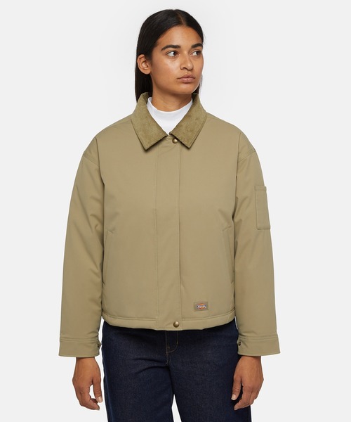 W パデッド プレーン ジャケット オーバーサイズフィット