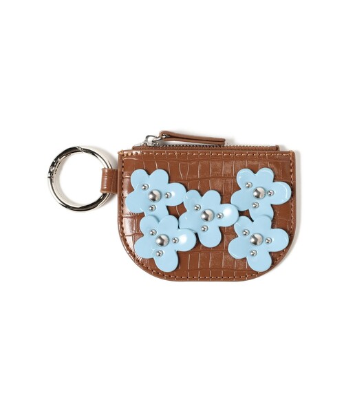 Ray BEAMS(レイビームス)の「【別注】Casselini / モチーフ コイン ケース(ポーチ・レディース・オフホワイト/ブラウン/ラベンダー・ONE SIZE)」の3枚目の写真