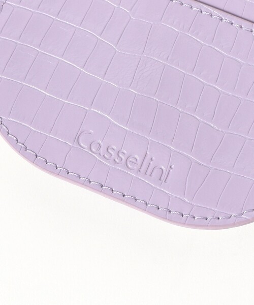 Ray BEAMS(レイビームス)の「【別注】Casselini / モチーフ コイン ケース(ポーチ・レディース・オフホワイト/ブラウン/ラベンダー・ONE SIZE)」の9枚目の写真