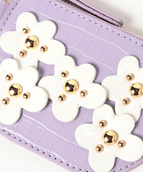 Ray BEAMS(レイビームス)の「【別注】Casselini / モチーフ コイン ケース(ポーチ・レディース・オフホワイト/ブラウン/ラベンダー・ONE SIZE)」の10枚目の写真