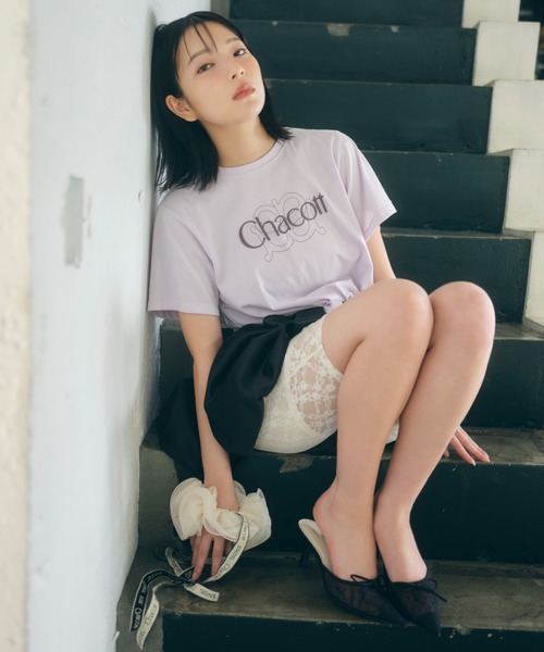 SNIDEL(スナイデル)の「ドットチュールリボンミュール(パンプス・レディース・ブラック/ピンクベージュ・SMALL/MEDIUM/LARGE)」の14枚目の写真