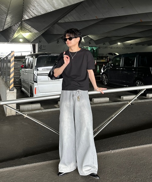 ADAMASTE（アダマスト）の「ADAMASTE original crew neck pack t-shirts - オリジナルクルーネックパックT【2枚組】【短丈】（Tシャツ/カットソー・メンズ・ホワイト×ブラック/ブラック/ホワイト・MEDIUM/LARGE）」の20枚目の写真