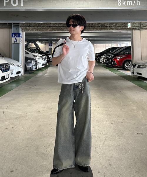 ADAMASTE（アダマスト）の「ADAMASTE original crew neck pack t-shirts - オリジナルクルーネックパックT【2枚組】【短丈】（Tシャツ/カットソー・メンズ・ホワイト×ブラック/ブラック/ホワイト・MEDIUM/LARGE）」の15枚目の写真