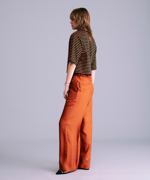 NOISE MAKER(ノイズメーカー)の「ボックスシルエットボーダーTシャツ【MADE IN JAPAN】(Tシャツ/カットソー・レディース・ネイビー/ホワイト/ブラック・FREE)」の17枚目の写真