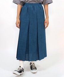 haupia（ハウピア）の「川.土.空【プリーツスカート】（スカート）」