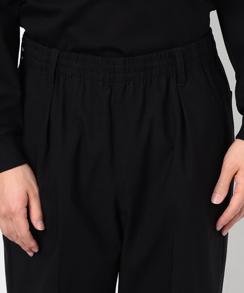 COMME CA ISM(コムサイズム)の「ガムストレッチカルゼ ワイドシェフパンツ(その他パンツ・メンズ・ブラック・MEDIUM/LARGE)」の8枚目の写真
