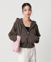 BEAUTY&YOUTH UNITED ARROWS | コットン ショートフロントジップパーカー(パーカー)