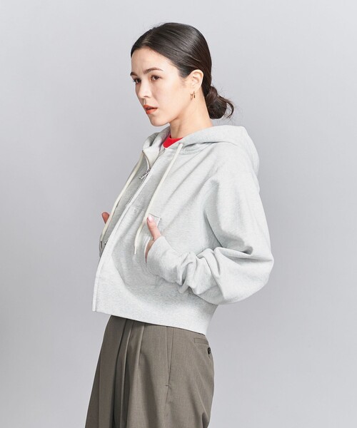 【Sky】BEAUTY&YOUTH フロントジップ フーディーパーカー BEAUTY&YOUTH UNITED ARROWS（ビューティーアンドユース
