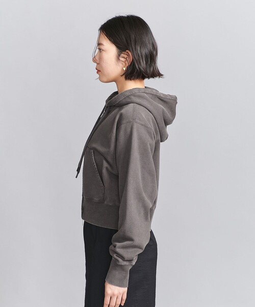 UNITED ARROWS コットン ショートフロントジップパーカ コットン ショートフロントジップパーカ（パーカー