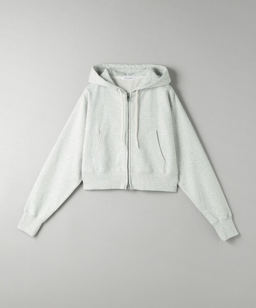 コットン ショートフロントジップパーカ（パーカー