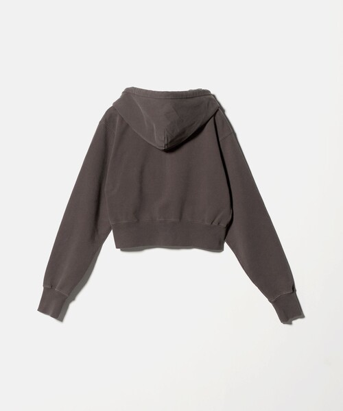 コットン ショートフロントジップパーカ（パーカー