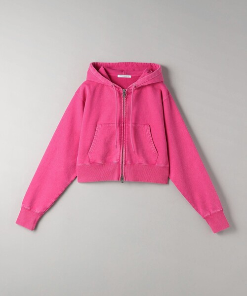 セール】コットン ショートフロントジップパーカ（パーカー
