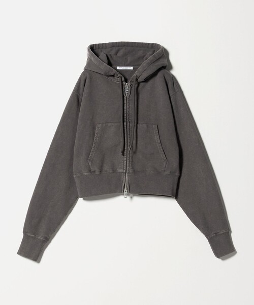 セール】コットン ショートフロントジップパーカ（パーカー
