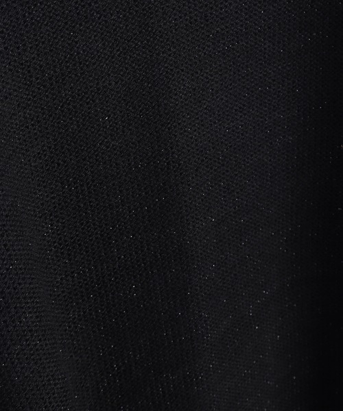 WESTSEA(ウエストシー)の「オーバーサイズ ラメニット クルー(ニット/セーター・メンズ・ブラック×ブラック/ブラック×シルバー・M/L)」の6枚目の写真