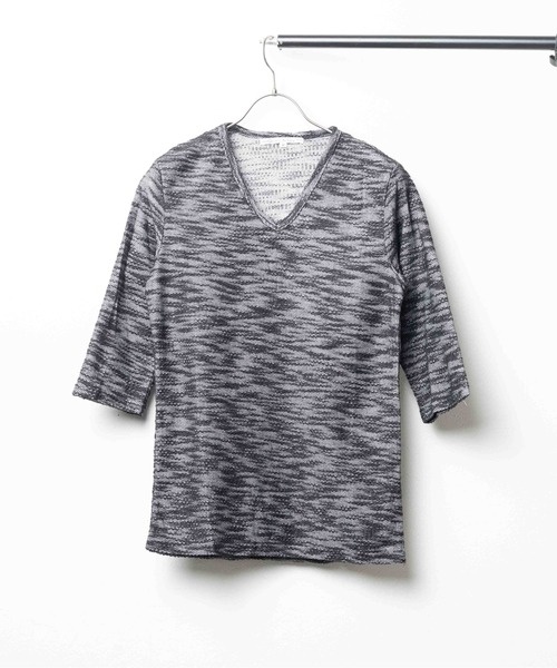 NO WAY(ノーウェイ)の「/Growth by Grail/Vネックデザイン7分カットソー(Tシャツ/カットソー・メンズ・その他1/その他3・MEDIUM/LARGE)」の2枚目の写真