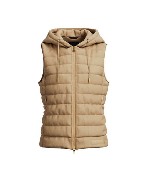 TATRAS（タトラス）の「TATRAS(タトラス) ELYNE エリーネ（ダウンベスト・レディース・ブラック/アイボリー/ネイビー/レッド/カーキ/ベージュ/チャコールグレー・1/2/3/4）」の4枚目の写真